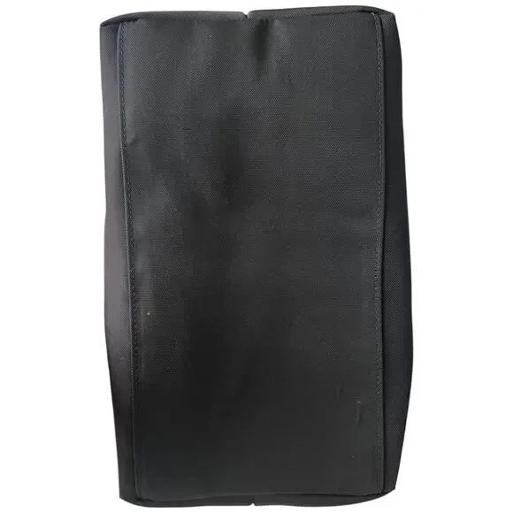 DOONEY & BOURKE Erica Nylon Large Black Shoulder Bag Leather Trim Italy *READ* - Picture 5 of 15